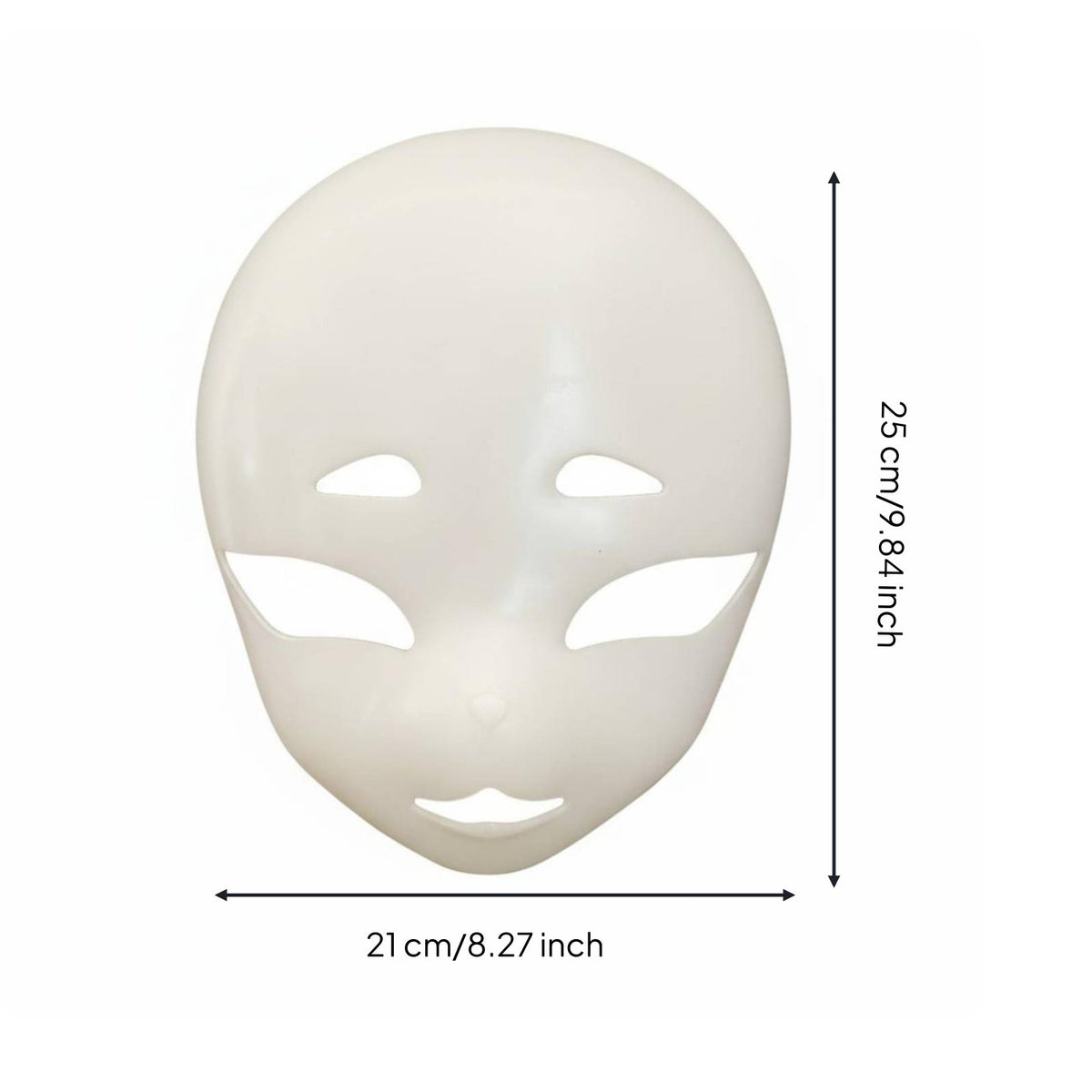 Unpainted Kigurumi Mask Customizable Furry Mask Blank Heat Moldable