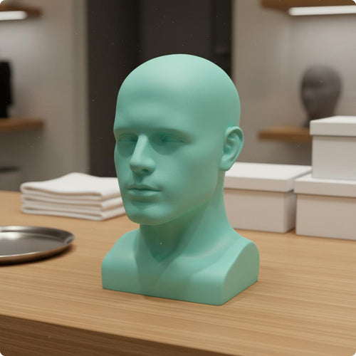 Male Mannequin Head Spray Painted Pvc Mannequin Head Odor Home Decor for Showroom