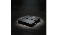 Guitar Pedal Board with Handle Aluminum Pedal Board with Adjustable Feet Flat Effect Pedalboard for Guitarists, Bassists, Stage, Rehearsals, Studio