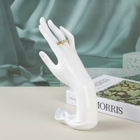 Space-Saving Jewelry Display Holder with Hand Elegant Hand Band Holder Stylish Band Display with Base Easy to Clean for Retail Displays, Photography Setups