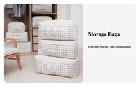 cloth Quilt Bag Moistureresistant Household Storage bidirectional fastener for property owners