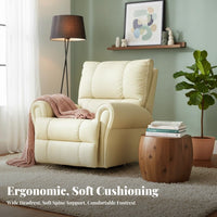 Electric Massage Rocking Chair Rocking Motion Single Sofa Storage Pocket Universal Serial Bus Port Charging Port for Seniors
