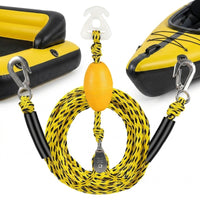 Marine Towing Rope Tow Harness with Pulley Self-Centering Boat Tow Rope with Float for Boaters, Kayakers, Water Sports, Boating