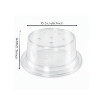 Plate Cover with Vents Clear Cloche Vented for Buffet, Restaurants, Caterers