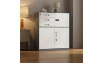 Locking File Cabinet Combination Lock Steel File Cabinet Three Drawers