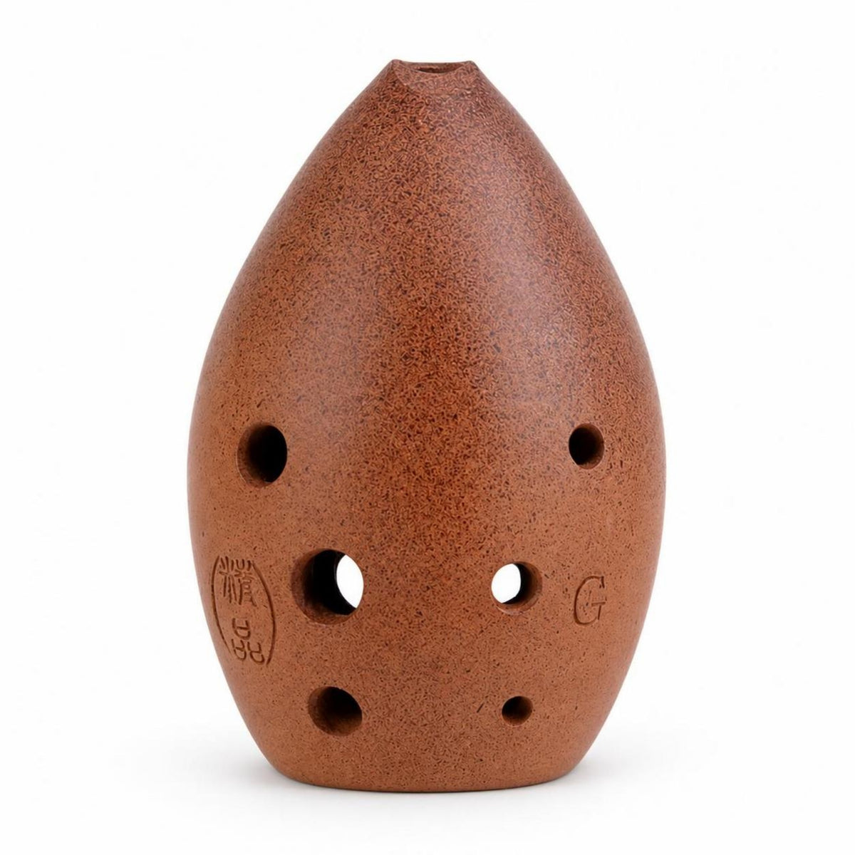 Ceramic Xun with 8 Holes G Note Xun Traditional Wind Instrument for Performance
