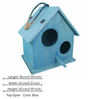 Parrot Breeding Box Natural Wood Hanging Bird Nest Sturdy for Lovebirds