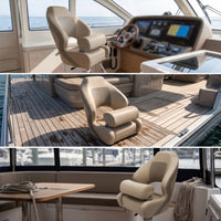 Steering Seat High-Back Boat Seat with Bolster Upholstered Furniture for Boat