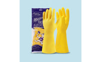 Yellow Dishwashing Gloves All-Purpose Reusable Latex Household Cleaning Mitts for Women, Men, General Housekeeping, Laundry