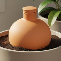 2 Pieces Terracotta Olla Evaporation Resistance Porous Clay Waterer for Travel