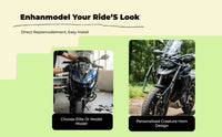Carbon steel scooter shield