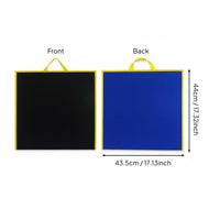 Double-Sided Felt Board Large Play Area Standing Story Board Lightweight and Educational Toy for Teachers, Young Children