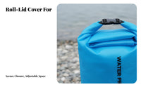 Waterproof Dry Bag Floats on Water Outdoor Adventure Bag Roll-Watertight Seal Waterproof Backpack Sack for Kayakers, Tourists, Rafting, Kayaking