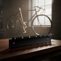 Black Steel Storage Bracket Punched Holes Sheet Metal Bracket Wall-Mounted