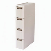 Narrow Gap Cabinet Space-Saving Household Storage Easy Assembly for Dorm Room