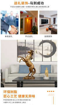 Success Horse Resin Figurine for Home Decor