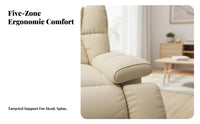 Reclining Armchair Fully Reclinable Rotating Recliner Rocking Function Adjustable Recline for Adults, Living Room, Bedroom