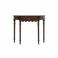 Demilune Console Half-Round Shape Demilune Table Vintage aesthetic areaSaving for Homeowners