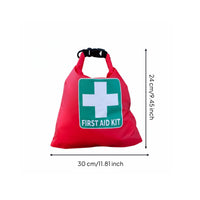 Portable Waterproof Primary Aid Kit Long-Lasting Waterproof Primary Aid Bag Lightweight Outdoor Medical Kit High Visibility for Travelers