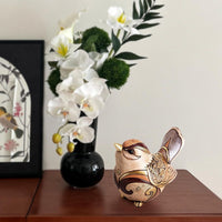 Bohemian Bird Resin Figurine - Vintage Animal Statue