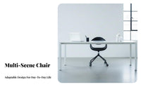 Sculptural Armchair Height Adjustable Desk Chair Easy Assembly for Young Adults