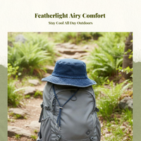 Wide Brim Hat UPF 50+ Foldable Unisex Outdoor Sun Protection