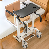 Lifting Nursing Chair Removable Tray Mobility Aid Foldable Footrest for Hospital