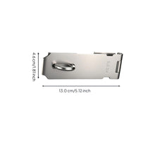 Stainless Steel Door Latch, 90-Degree Right Angle No-Drill Lock, Security Bolt for Interior & Exterior Doors, Household Security