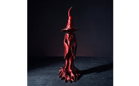 Witchy Witch Figurine with Pointed Hat Slender 3D Printed Witch Desktop Statue Spooky for Goths, Collectors, Desk, Shelf, Entry Table