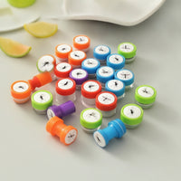 24 Pieces Fun Plastic Stamp with Bug Motif Novelty Bug Stamp Mini Compact for Children, Crafters, Teachers, Craft Projects, Classroom, Pranks