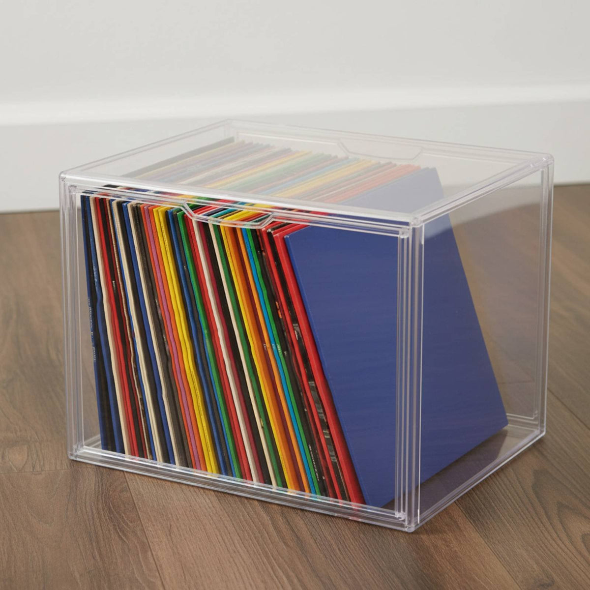 Vinyl Album Display Case Dustproof Vinyl Album Storage Box Dust-Proof