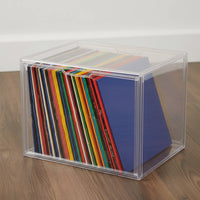 Vinyl Album Display Case Dustproof Vinyl Album Storage Box Dust-Proof