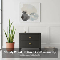 Single-Door End Cabinet Distressed Finish Bedside Table Vintage Design Decorative Metal Latch for Adults, Bedroom, Small Spaces