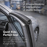 EPDM Rubber Seal Strip with Steel Core, Automotive Door Seal Strip, Car Door Rubber Seal Strip, Wate - UC-02 U-shaped Seal Ring