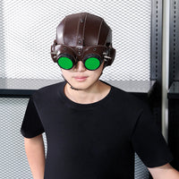 Steampunk PU Flight Cap for Halloween Cosplay