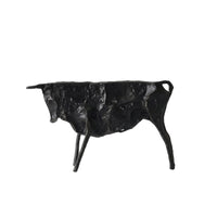 Bull Sculpture Textured Bull Figurine Stylized Creature Figurine for Simplicity Lovers, Living Room, Bookshelf