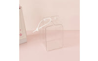 Dustproof Clear Doll Bag with Beaded Loop Lightweight Transparent Doll Display Bag Easy Access Storage Pouch Long-Lasting for Daily Use, Travel