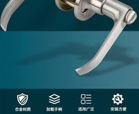 三杆执手锁锌合金室内门锁静音锁跨境锁三杆式执手锁卫生间门锁