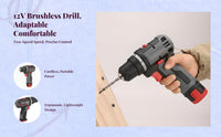 12V Brushless Cordless Drill