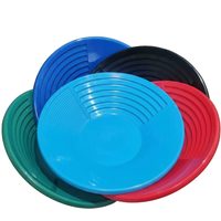 Gold Washing Pan for Washing, Manual Gold Prospecting Equipment, Gold Sand Purifying Pan, Gold Separator Pan, Panning Pan for Dredging