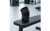 Adjustable Knee Brace with Side Stabilizers Breathable Knee Support with Patella Cutout Elastic Orthosis Supportive for Runners, Athletes, Running, Workout, Basketball
