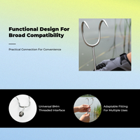 Fishing Curved, Stainless Steel, Sturdy, Terrarium Tool