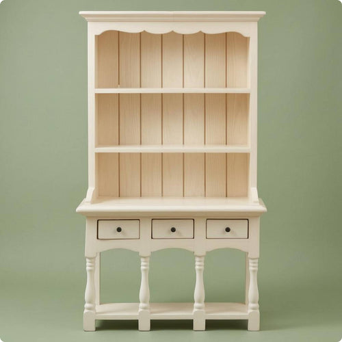 1:12 Scale Bookcase Black Metal Pulls Miniature Wooden Cabinet Trim Dollhouse Bookshelf