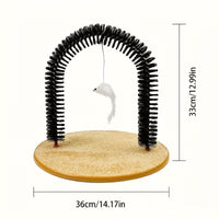 purrfect arch 猫刷毛刷 蹭毛器 猫抓痒猫玩具宠物用品狗拱门厚实