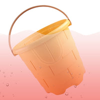 儿童超大号沙滩桶夏天海边沙滩玩具装沙戏水挖沙工具浇花麦秆玩具