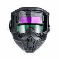 Metal-Fusing Helmet Padded Metal-Fusing Visor Sheltering Full Face Visor for Welders, Workshops