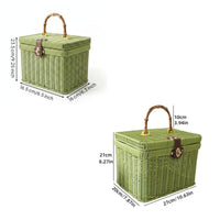 Imitation Rattan Basket Textured for Gift Presentation