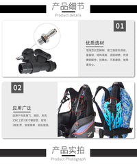 水肺潜水K形充气阀背飞侧挂夹克BCD低压充排气阀技潜泄气阀VL-01