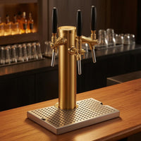 Stainless Steel Beer Tap Column Lever-Style Keg Beer Column Reflective