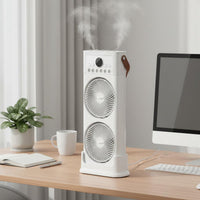 Mist Cooling Fan Humidifying Spray Humidifier Fan Multi-Speed for Office Workers